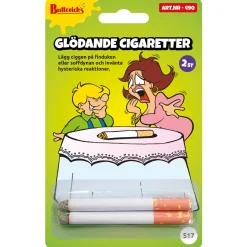 Glödande cigaretter, 2 st