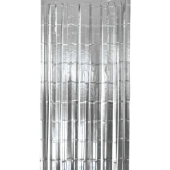 Glitterdraperi, matt silver 1x2 m