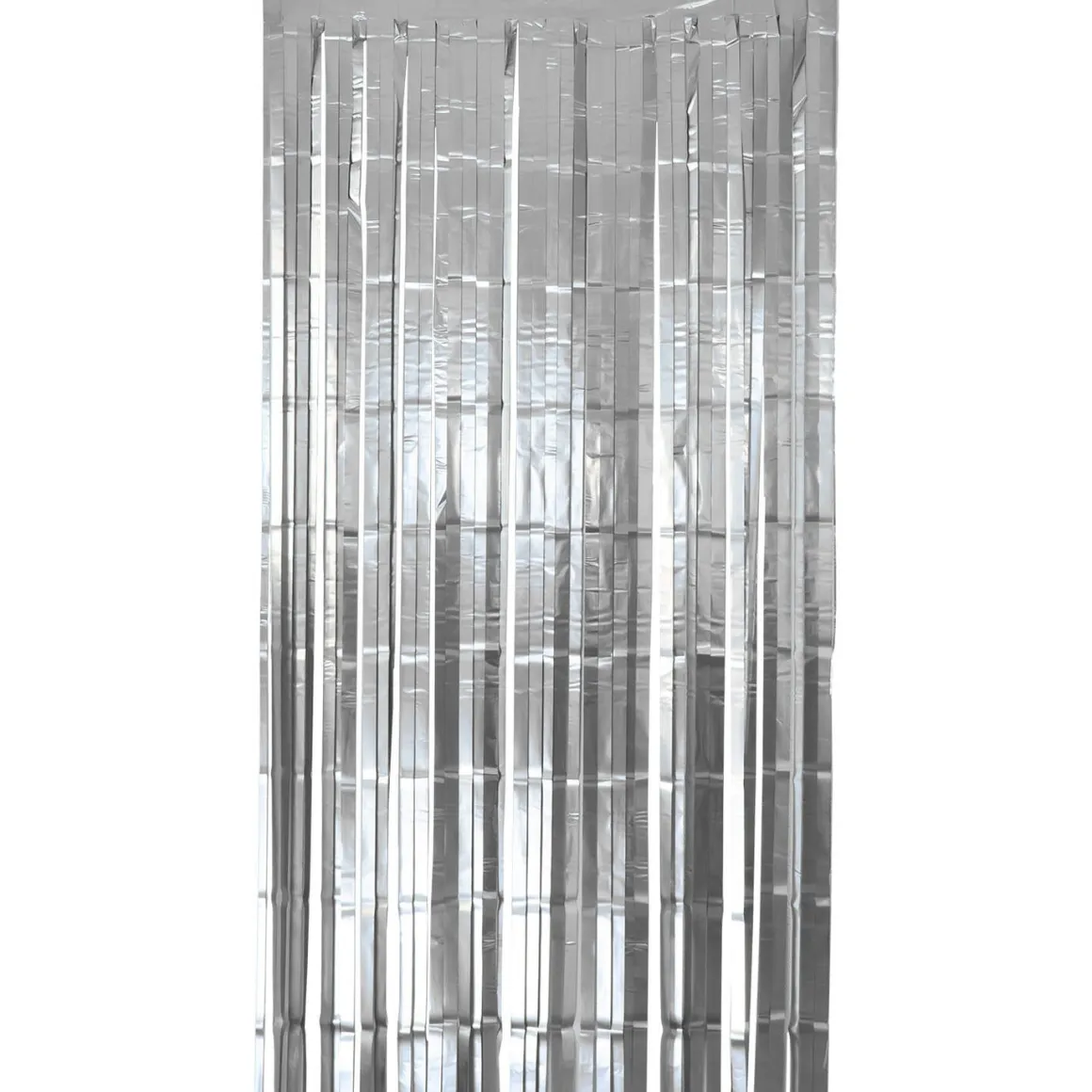 Glitterdraperi, matt silver 1x2 m