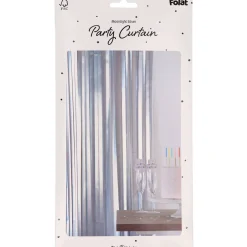 Glitterdraperi, matt silver 1x2 m