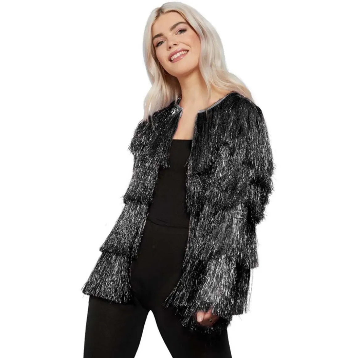 Glitterjacka, Fever svart L/XL