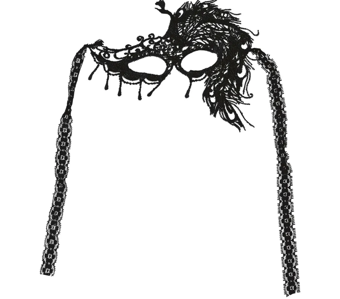 Ögonmask, Black lace 1