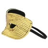 Ögonmask, disco guld
