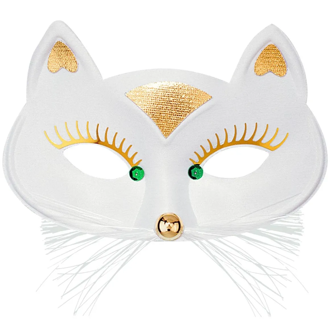 Ögonmask, katt vit