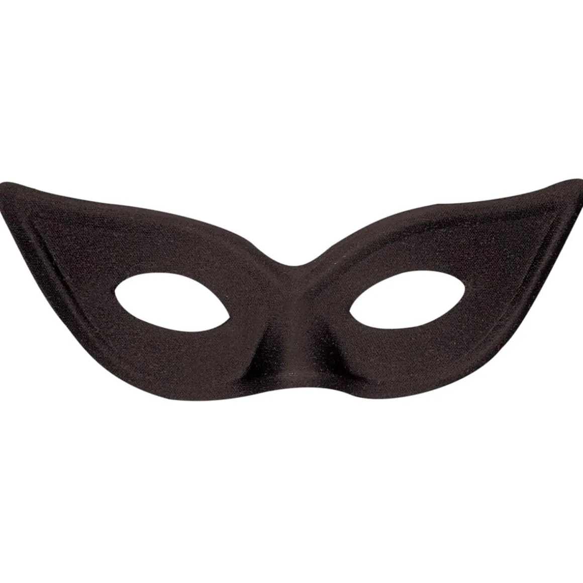 Ögonmask, spetsig svart