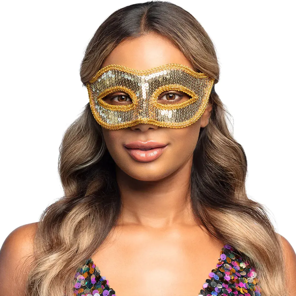 Ögonmask, Venice sequins gold