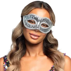 Ögonmask, Venice sequins silver