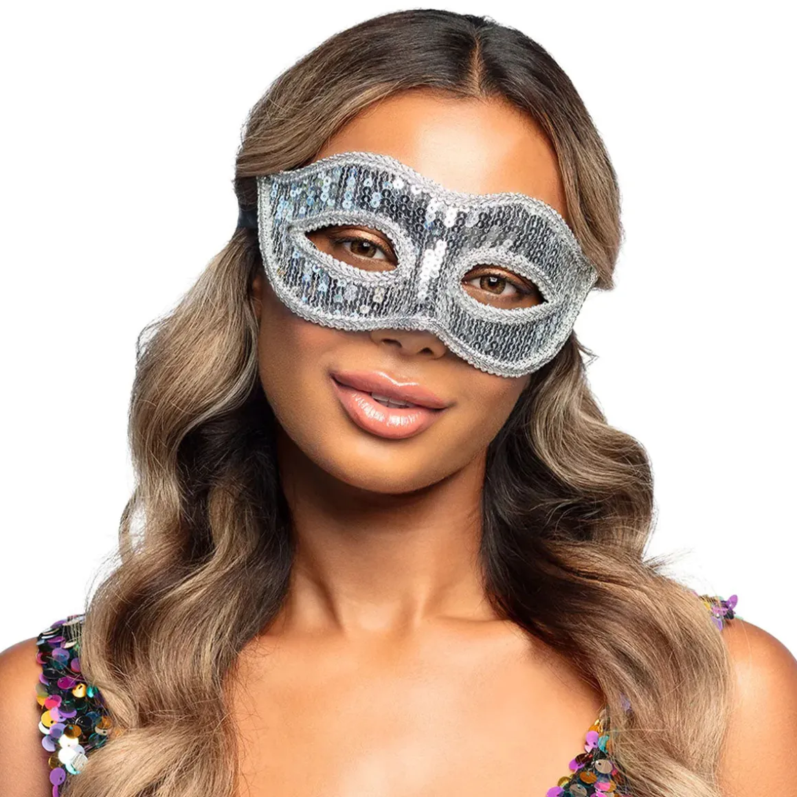 Ögonmask, Venice sequins silver