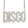 Halsband, disco silver
