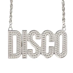 Halsband, disco silver