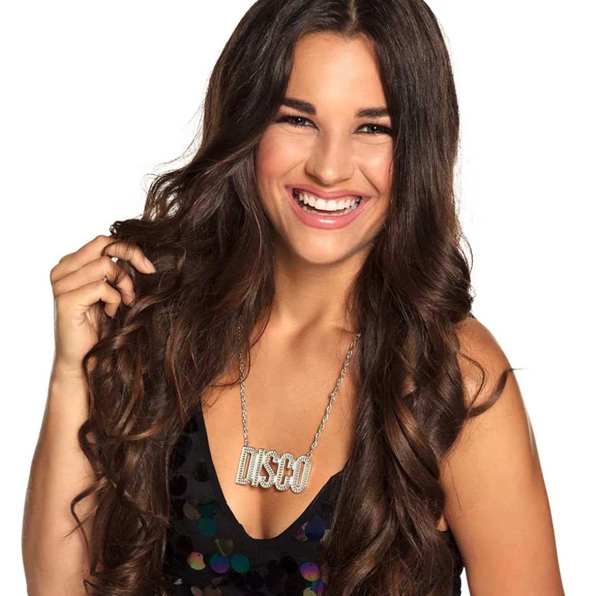 Halsband, disco silver