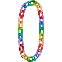 Halsband, kätting regnbåge