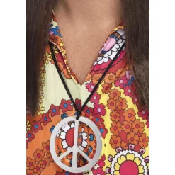 Halsband, peace silver