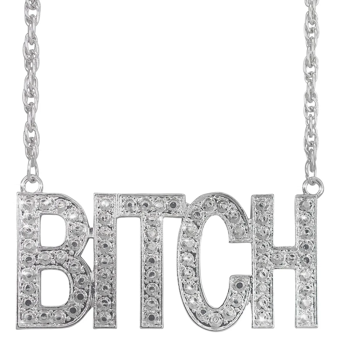 Halsband, silver bitch 65 cm