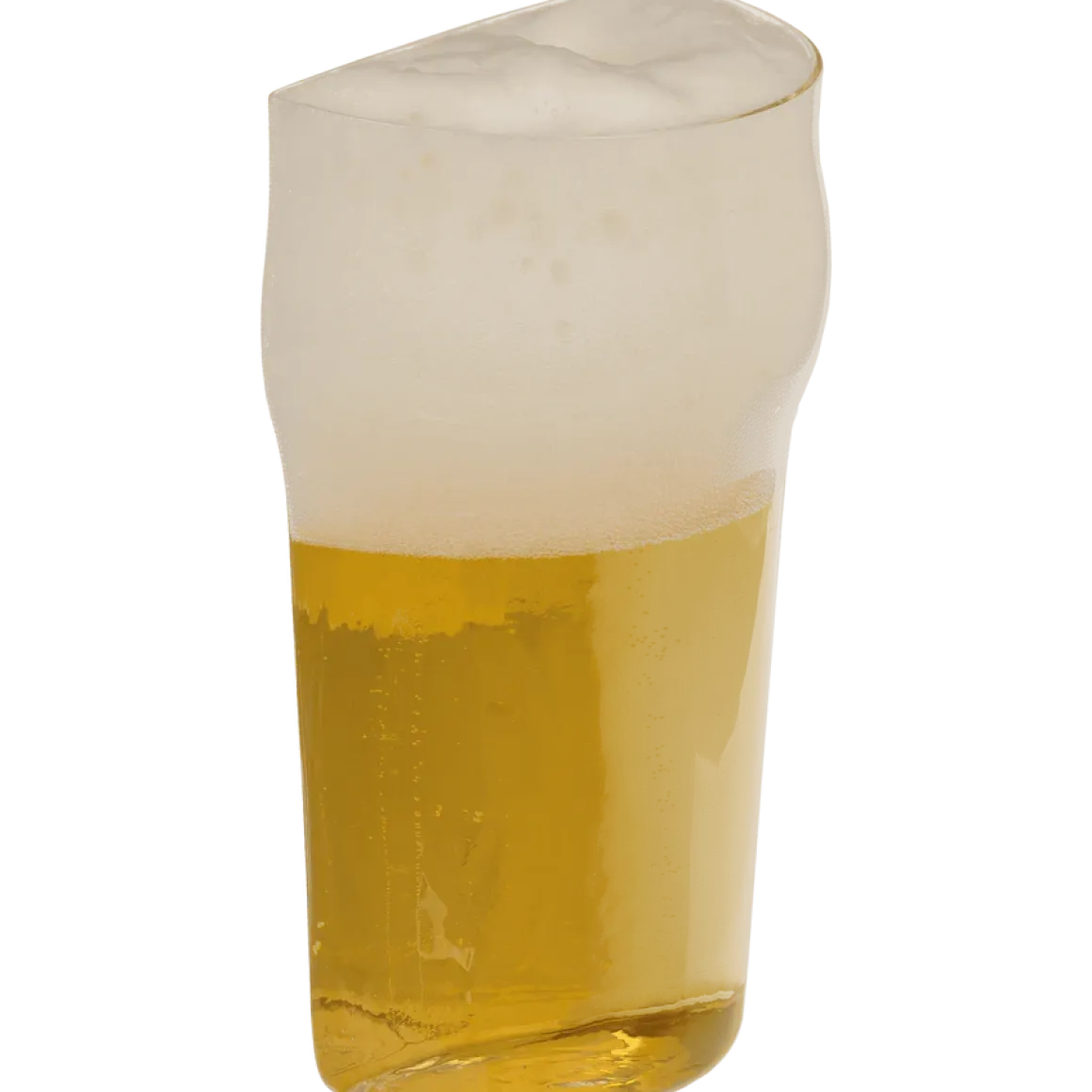 Halvt ölglas