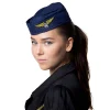 Hatt, flygvärdinna blå