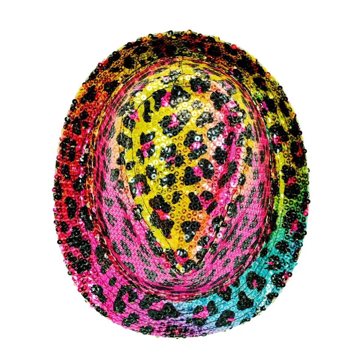 Hatt, popstar rainbow animalier leopard