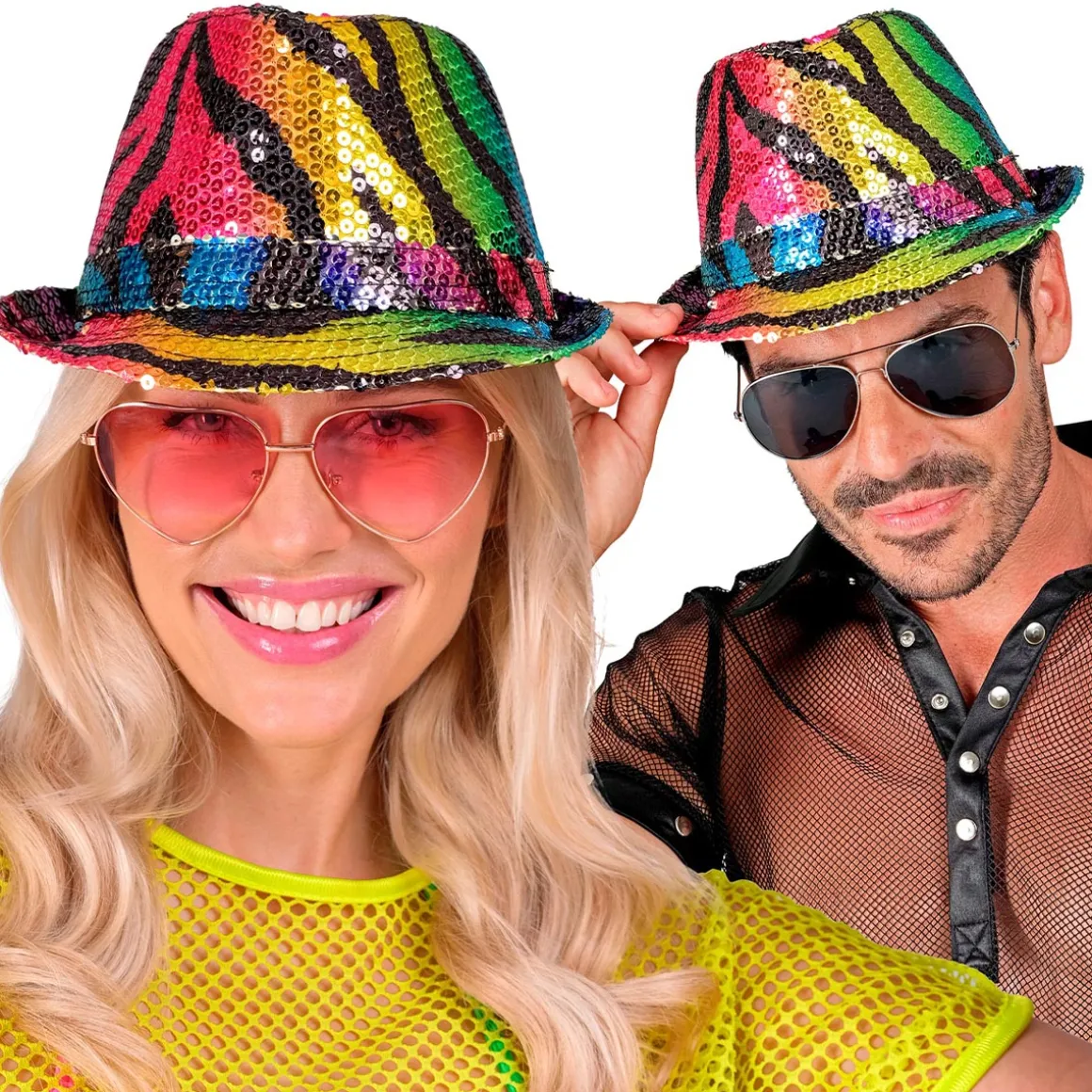 Hatt, popstar rainbow animalier tiger