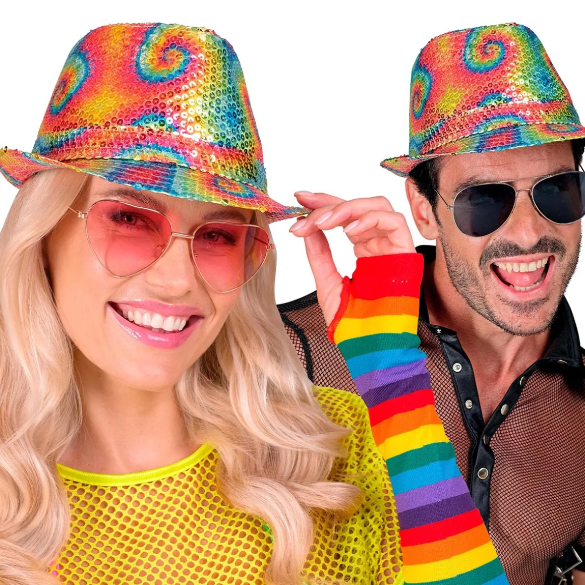Hatt, popstar tie dye