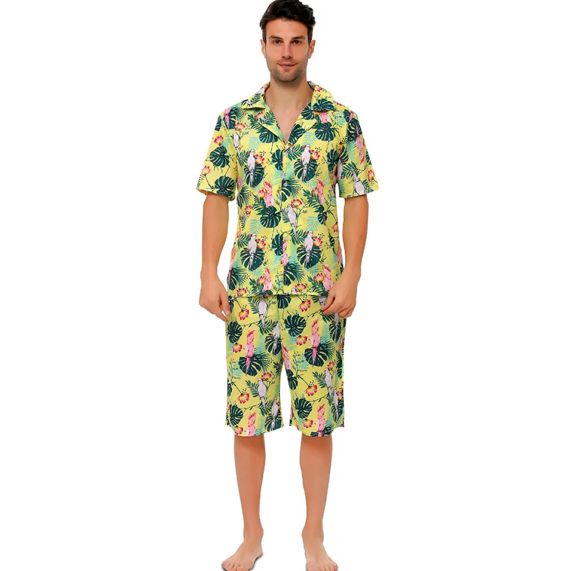 Hawaiiskjorta och shorts