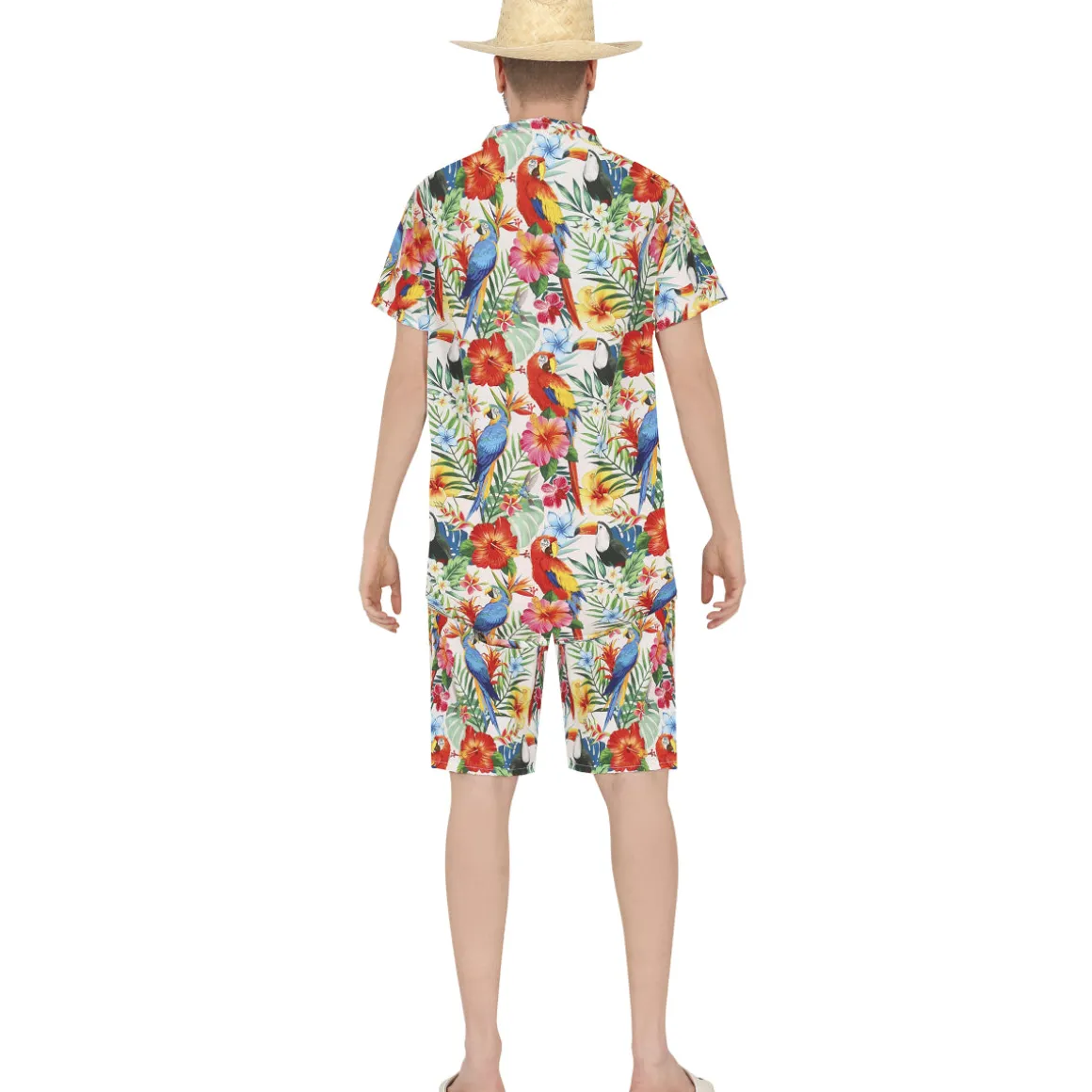 Hawaiiskjorta och shorts, turist