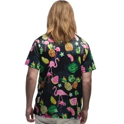 Hawaiiskjorta, swinging flamingo
