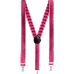 Hängslen, neon rosa