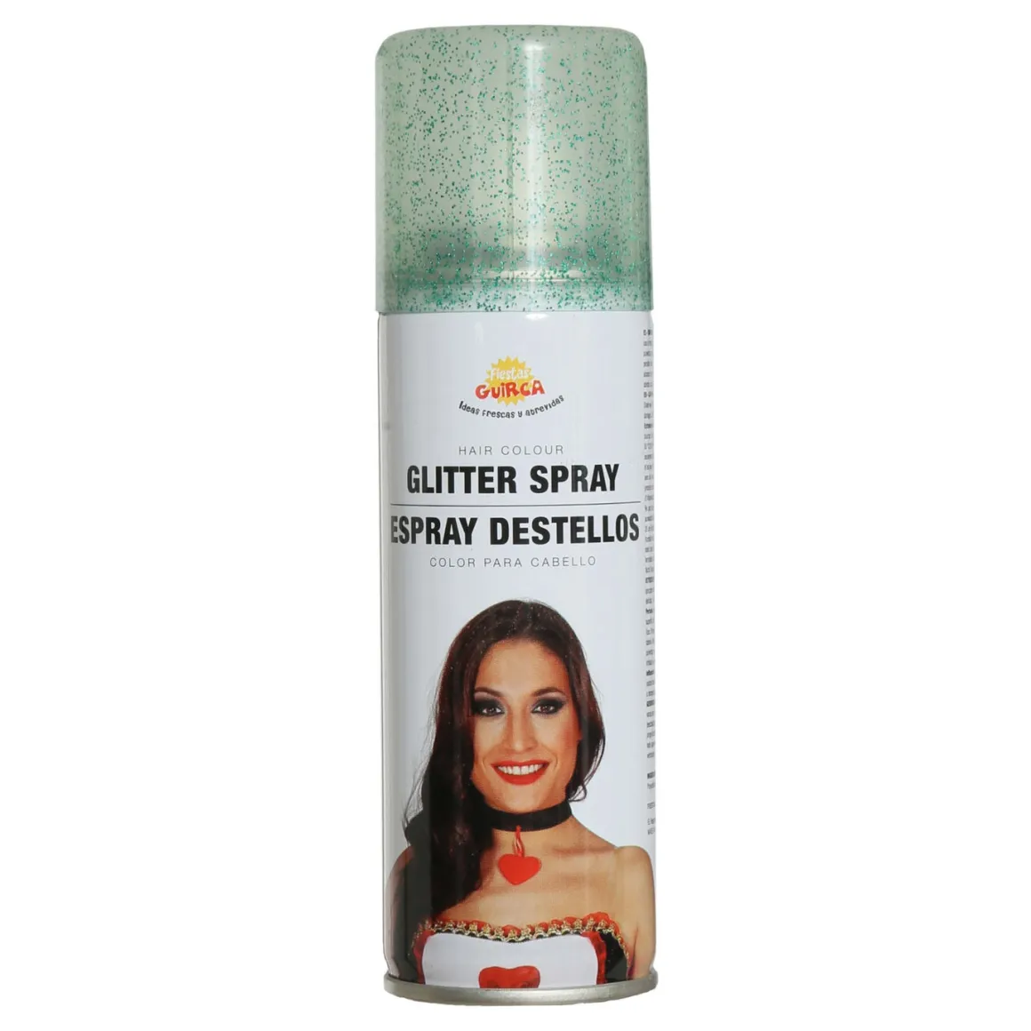 Hårspray, glitter grön 125 ml