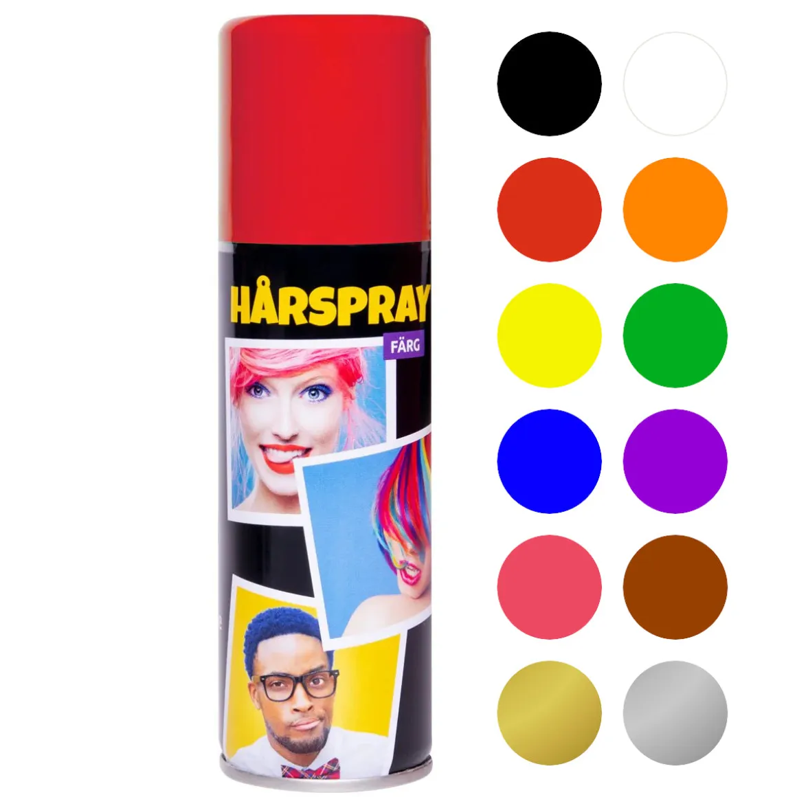 Hårspray, röd