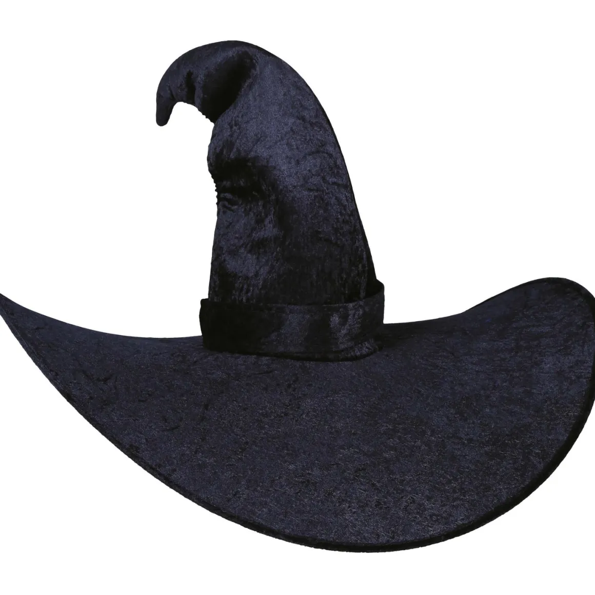 Häxhatt, svart sammet XL