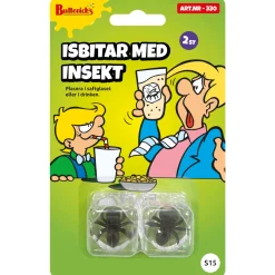 Isbitar med insekt