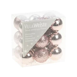 Julgranskulor rosa