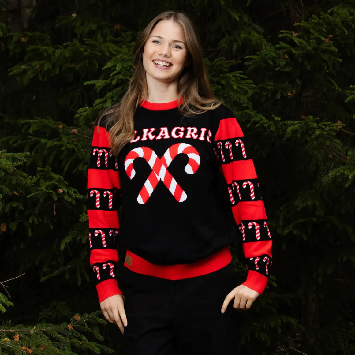 Jultröja Polkagris