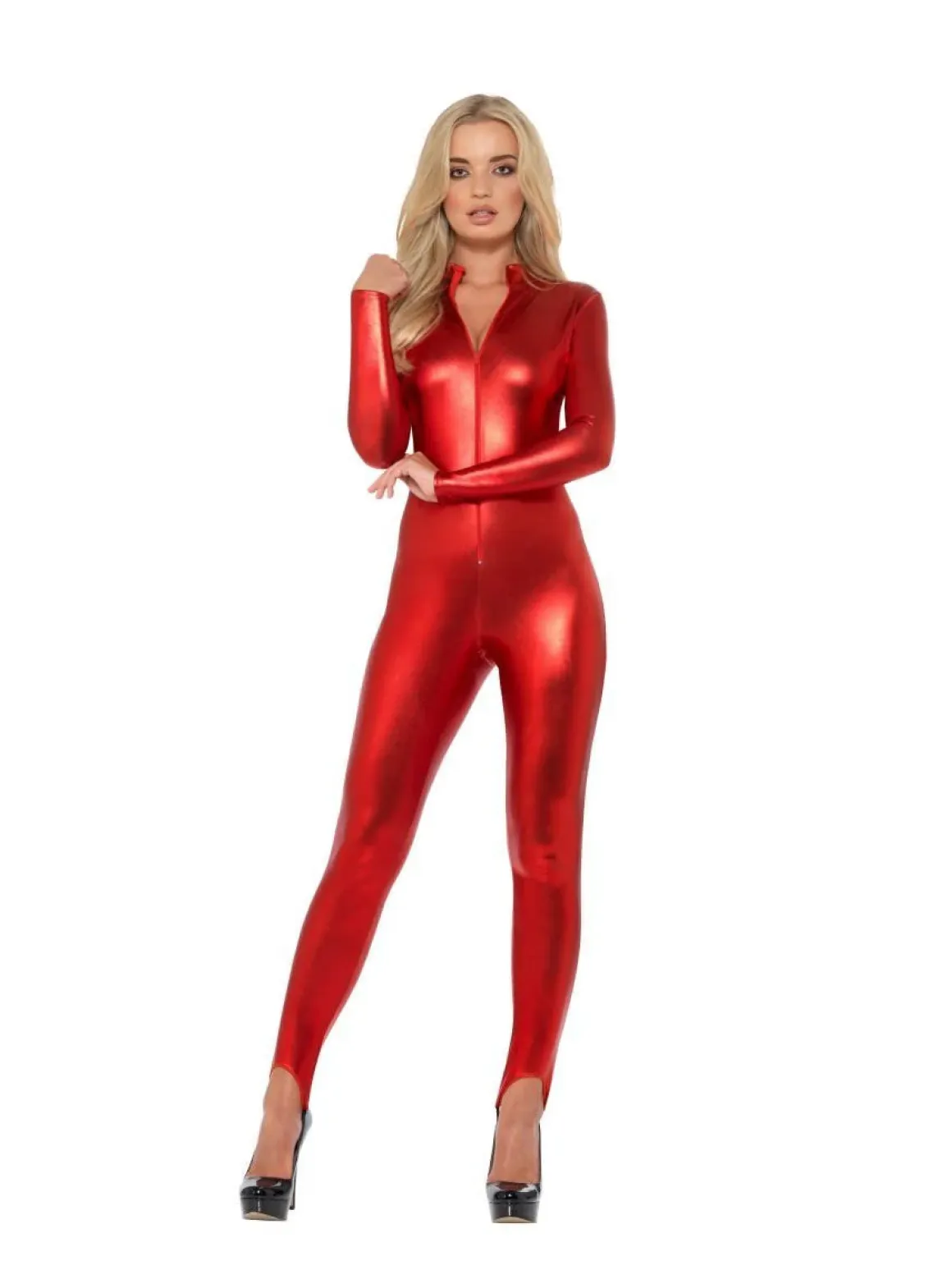 Jumpsuit, catsuit röd