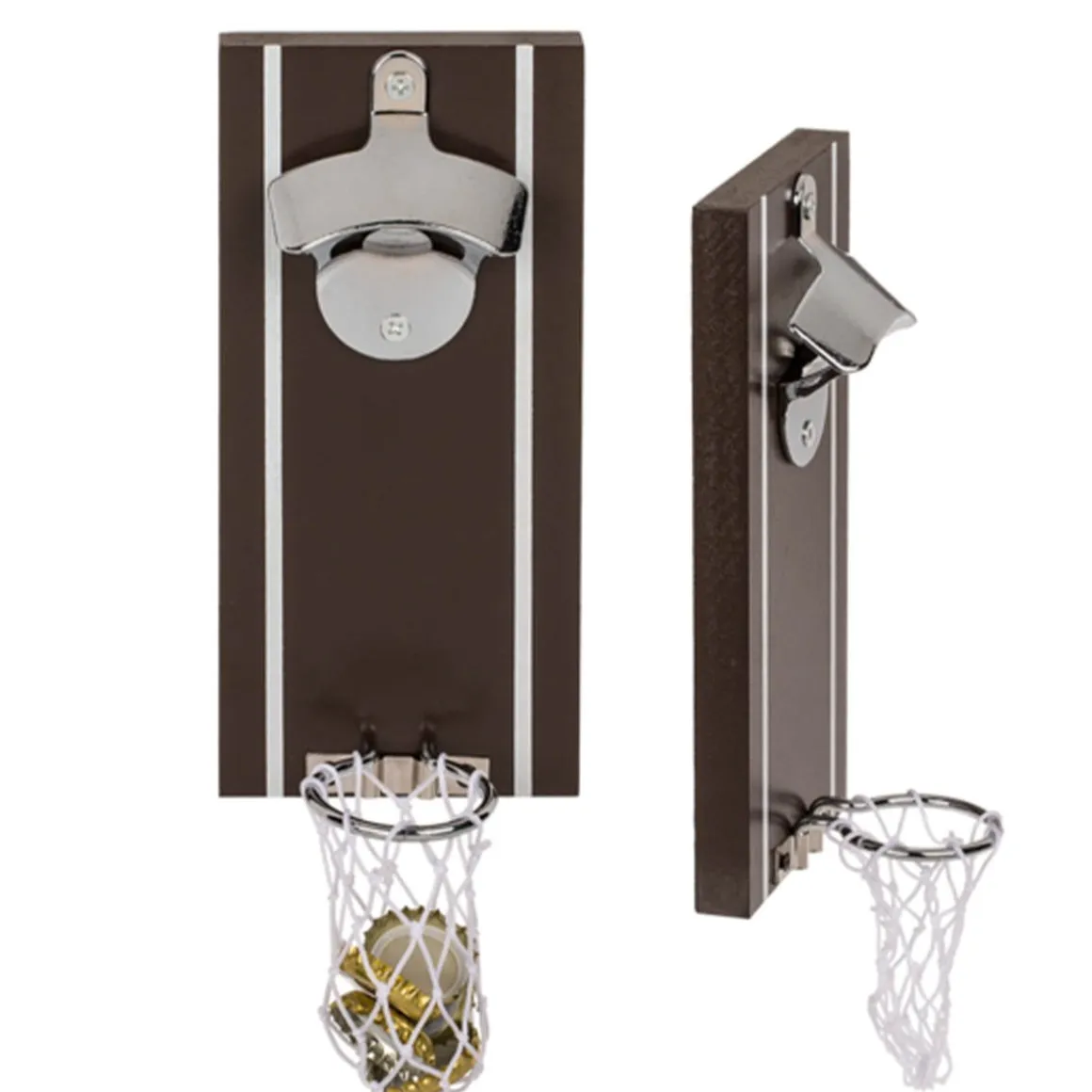 Kapsylöppnare med basketkorg, 20 cm