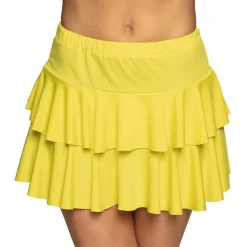 Kjol, 80-tal neon gul one size