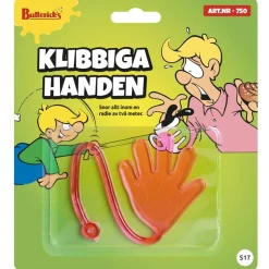 Klibbiga handen