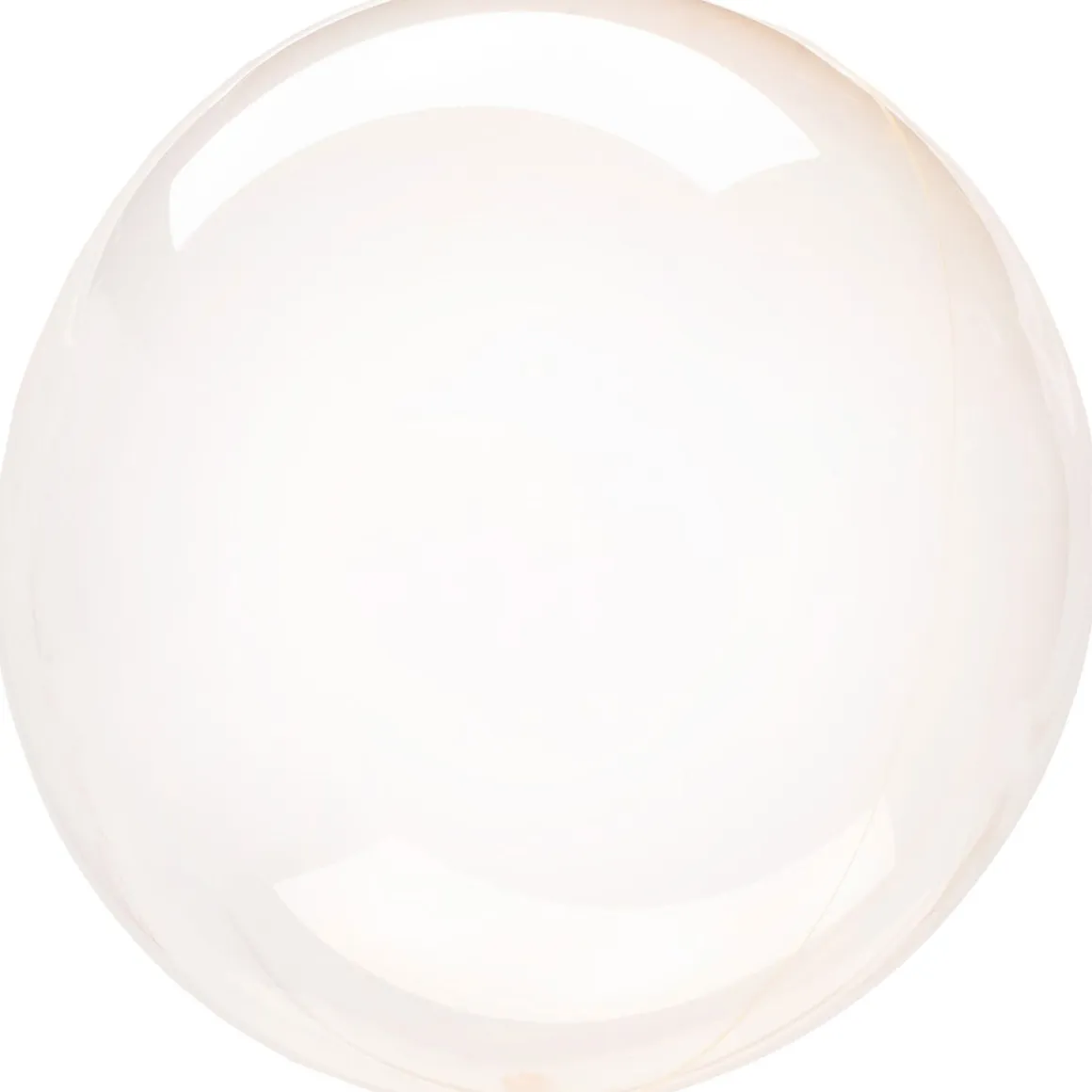 Klotballong, transparent orange 40 cm