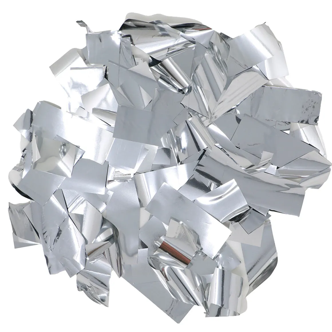 Konfettibomb, silver 3 st