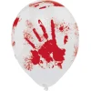 Latexballonger, Balloons Bloody Hand 25,4 cm 6 st