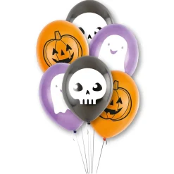 Latexballonger, Hallo-ween Friends 27.5 cm 6 st