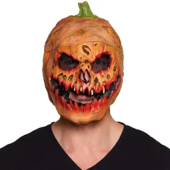 Latexmask, läskig pumpa