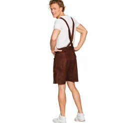 Lederhosen, bruna korta L/XL