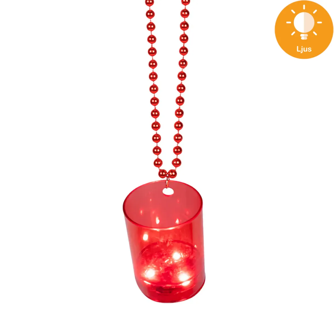 LED halsband, shotglas