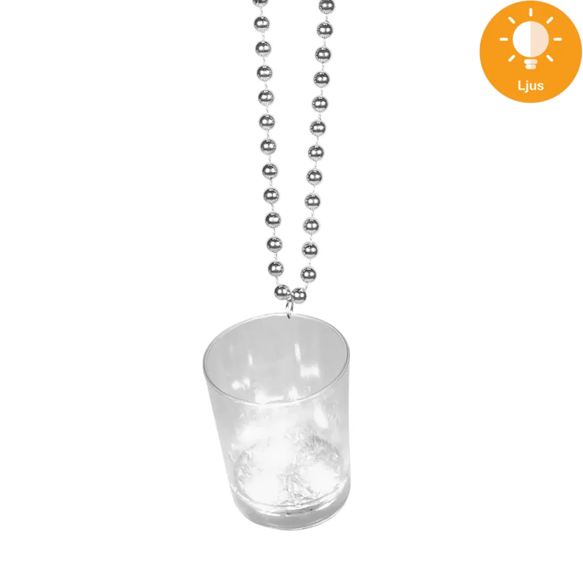 LED halsband, shotglas