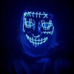 LED-mask, killer smile blue