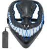LED-mask, monster blå