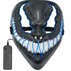 LED-mask, monster blå