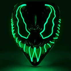 LED-mask, monster grön