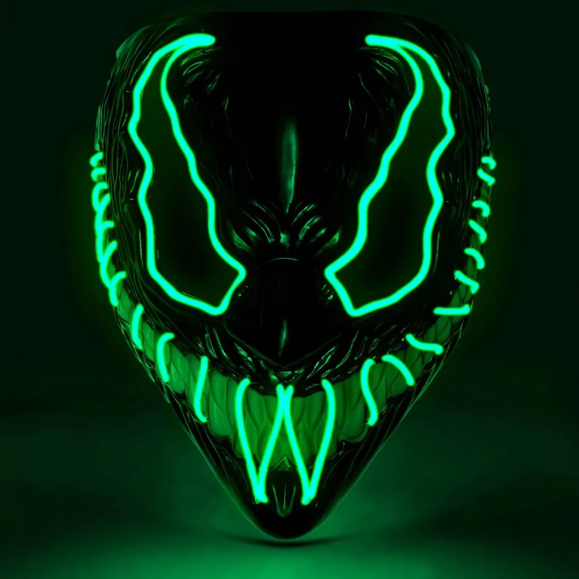 LED-mask, monster grön